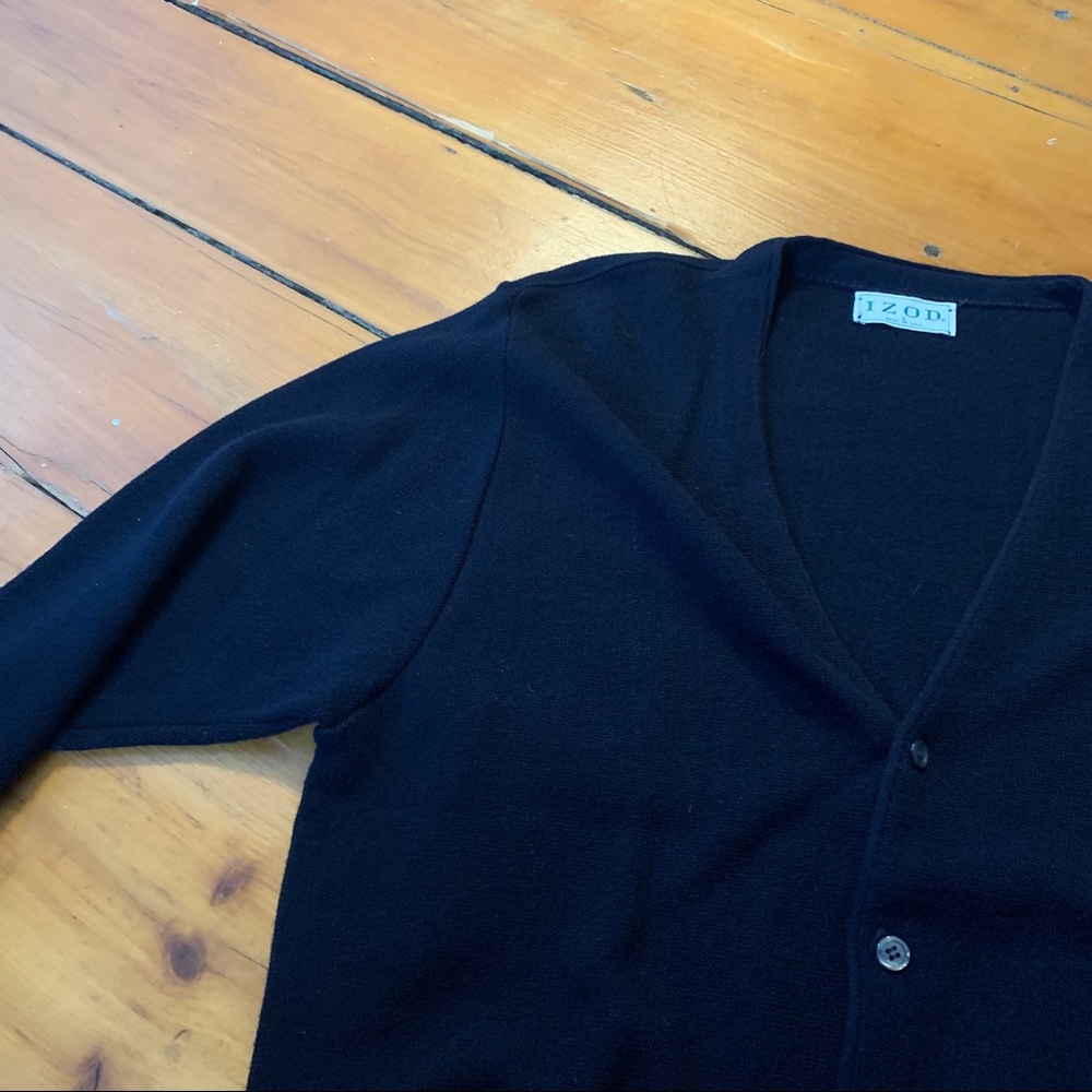 Vintage Izod Button Down Sweater - Men’s Size L - Picture 4 of 6